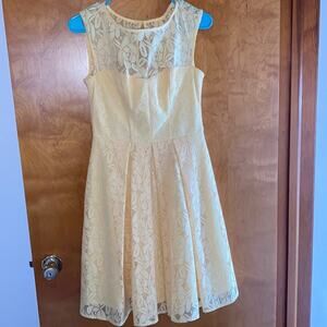 Yellow London Times dress - size 4